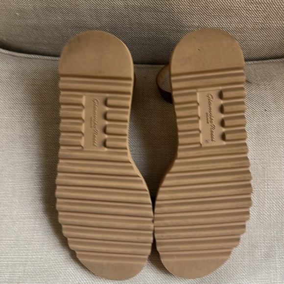 Gianvito Rossi Brown Platform Sandals Ankle Strap Eleanor US 6 36 - Picture 8 of 9